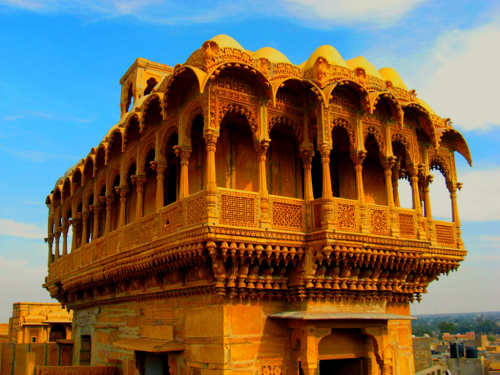 Patwon Ki Haveli included in Jaisalmer tour package, historic mansion showcasing traditional architecture
