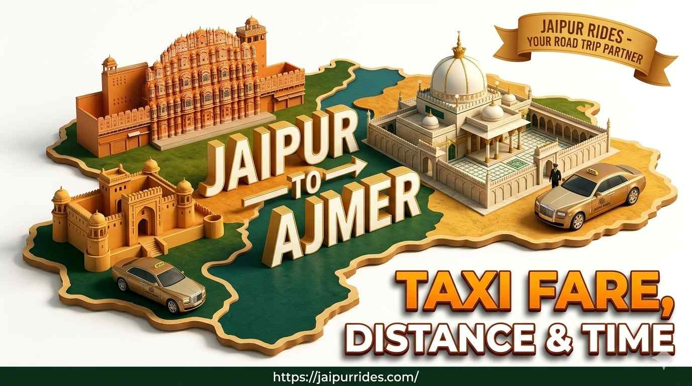 jaipur-to-ajmer-taxi-fare-distance-time-2026-guide